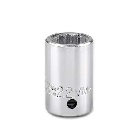 Proto 3/4 in Drive, 22 mm Metric Socket, 12 Points PO5522M